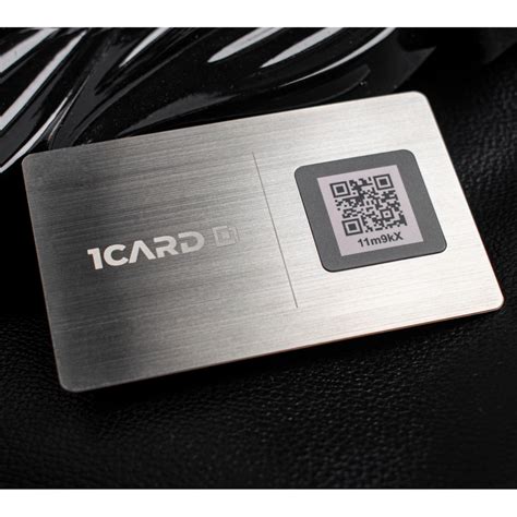 metal nfc card india|scannable metal business card.